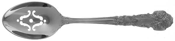 Renaissance (Stainless) Pierced Tablespoon (Serving Spoon)