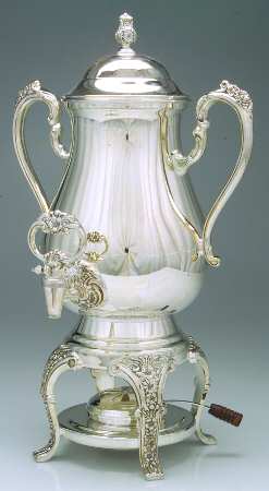 Burgundy (Silverplate, Hollowware, Newer) Silverplate Coffee Urn