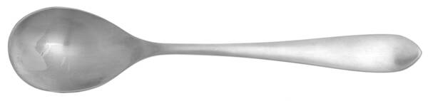 Flute (Satin Stainless) Round Bowl Soup Spoon (Cream Soup) HC