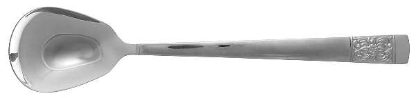 Harvest Bouquet (Stainless) Solid Salad Serving Spoon