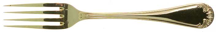 RVF5 (Gold Electroplate) Individual Salad Fork