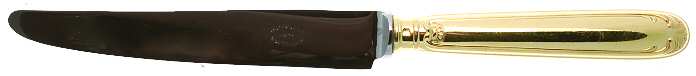 RVF5 (Gold Electroplate) New French Hollow Knife