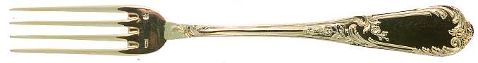 RVF6 (Gold Electroplate) Individual Salad Fork