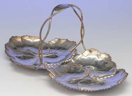 X103 (Sterling, Hollowware) 2 Part Handled Bon Bon