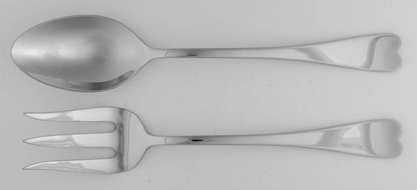 Master (Stainless) (2 Pc) Solid Buffet Serving Set