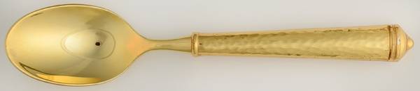 Leopardo-Gold Electroplate Teaspoon