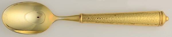 Leopardo-Gold Electroplate Place/Oval Soup Spoon