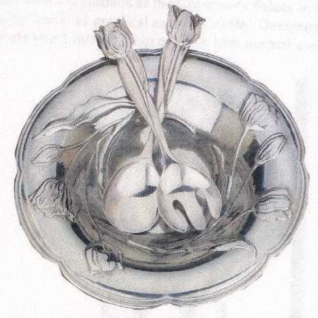 Palace Garden (Hollowware) (2 Pc) Solid Salad Set