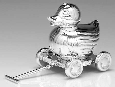 Something Duckie (Silverplate, Hollowware) Bank