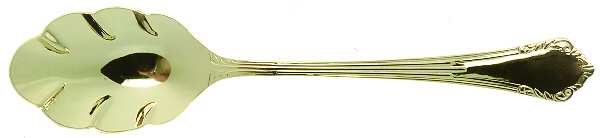 Golden Vauxhall (Gold Electroplate) Sugar Shell Spoon
