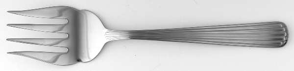 Justine (Stainless) Medium Solid Cold Meat Serving Fork