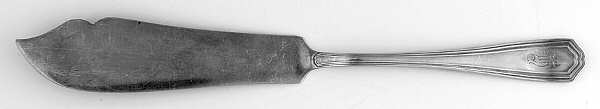 RFY3 (Silverplate) Flat Handle Master Butter Knife