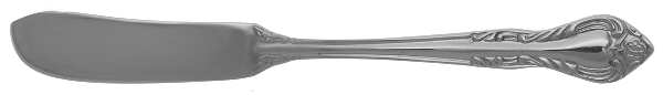 Sophie (Stainless) Flat Handle Master Butter Knife by RSVP Flatware