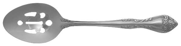 Sophie (Stainless) Pierced Tablespoon (Serving Spoon) by RSVP Flatware