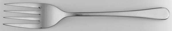 Iona Tour (Stainless) Large Solid Cold Meat Serving Fork