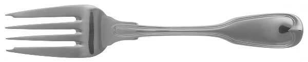 Monticello (Stainless) Medium Solid Cold Meat Serving Fork
