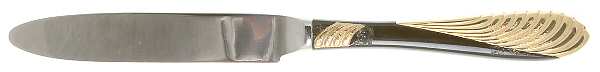 Coqui (Stnls, Black&Gold Acct) New French Hollow Knife