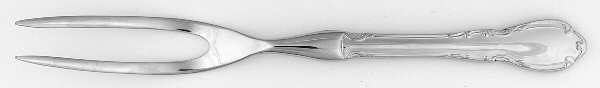 Wimberly (Stainless) Small Steak Carving Fork with Stainless Prongs