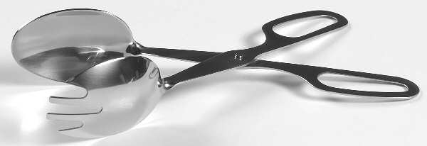 Wimberly (Stainless) 1-Piece Salad Tongs
