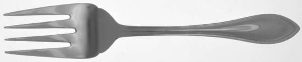 RXV5 (Stainless) Medium Solid Cold Meat Serving Fork