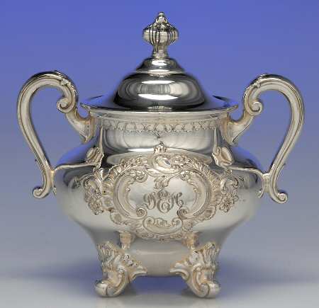 Regent-Chased (5600C2, Silverplate, Hollowware) Sugar Bowl & Lid