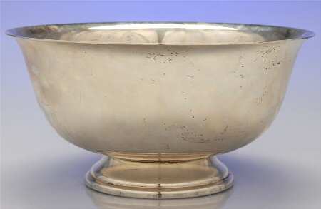 463 (Sterling, Hollowware) Sterling Paul Revere Bowl