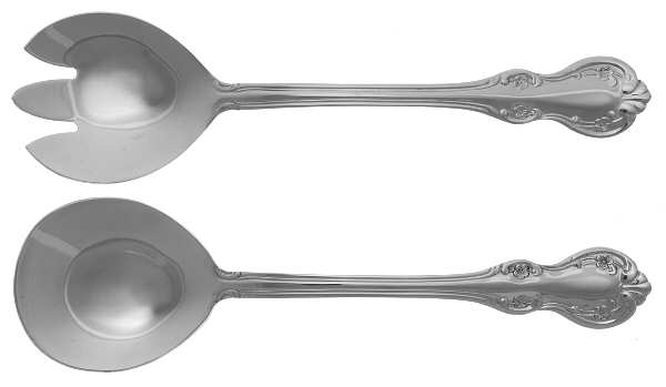 Bradberry (Stainless) (2 Pc) Solid Salad Set