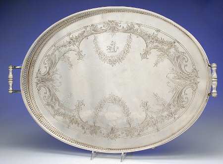 J22 (Sterling, Hollowware) 23" Gallery Tray