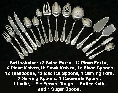 Canter Place (Stainless) 93 Piece Set