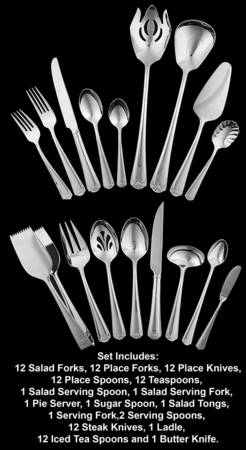 Bond Street (Stainless) 94 Piece Set