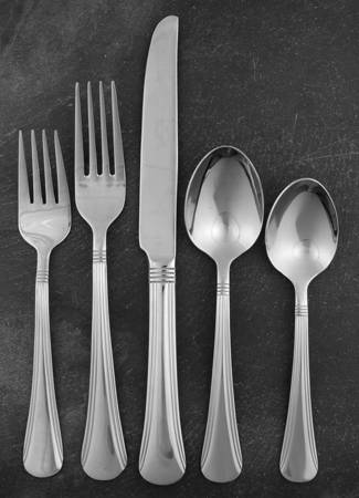 Woodrow (Stainless) 5 Piece Place Setting