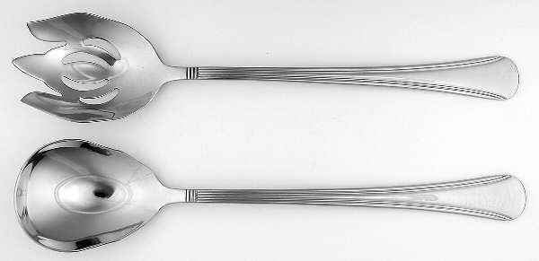 Woodrow (Stainless) Large Solid Serving Set