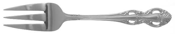Kings Park (Stainless) Large Solid Cold Meat Serving Fork