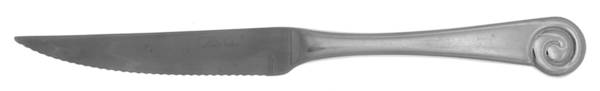 Ammonite Bright (Stainless) Individual Solid Handle Steak Knife