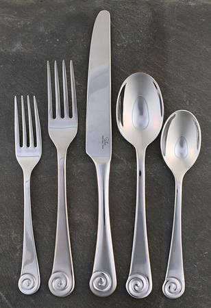 Ammonite Bright (Stainless) 5 Piece Place Setting