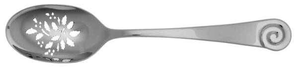 Ammonite Bright (Stainless) Holiday Tablespoon with Pierced Bowl HC