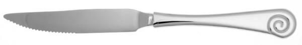 Ammonite Bright (Stainless) Steak Knife Individual Hollow, Serrate HC