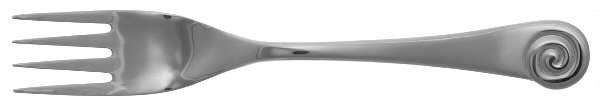 Ammonite Bright (Stainless) Solid Serving Fork