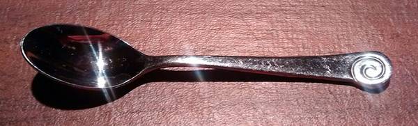 Ammonite Bright (Stainless) Five O'Clock Teaspoon