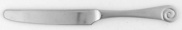 Ammonite Bright (Stainless) Dessert Knife Solid Piece
