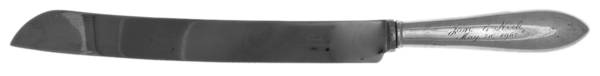 RAM5 (Sterling) Cake Knife with Stainless Blade