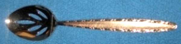 RLN9 (Gold Electroplate) Pierced Tablespoon (Serving Spoon)