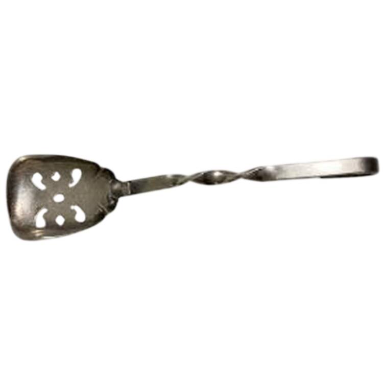 RAM6 (Sterling) Solid Bon Bon Spoon with Pierced Bowl