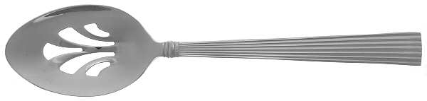 Silver Strands (Stainless) Pierced Tablespoon (Serving Spoon)
