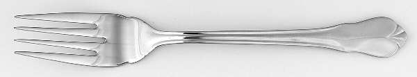 R1V2 (Stainless) Individual Solid Fish Fork