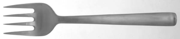 Merit (Stainless, Satin) Large Solid Cold Meat Serving Fork