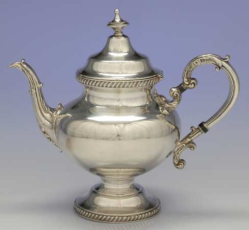 5200A-Plain (Silverplate, Hollwware) Teapot