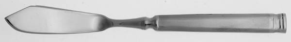 Rochelle Frost (Stainless) Flat Handle Master Butter Knife