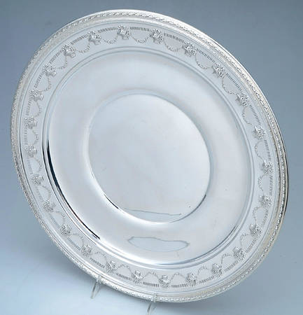 1706 (Silverplate, Hollowware) 17" Silverplate Buffet Dish/Tray