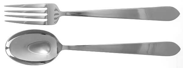 Tilton (Stainless) (2 Pc) Solid Buffet Serving Set